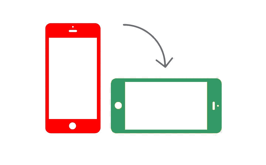 Celular na horizontal
